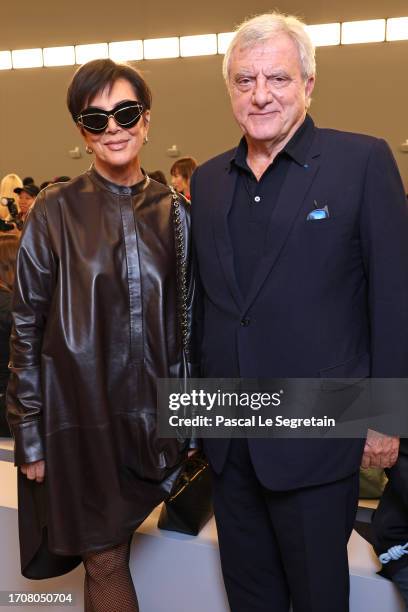 Kris Jenner and Sidney Toledano attend the Loewe Womenswear Spring/Summer 2024 show as part of Paris Fashion Week on September 29, 2023 in Paris,...
