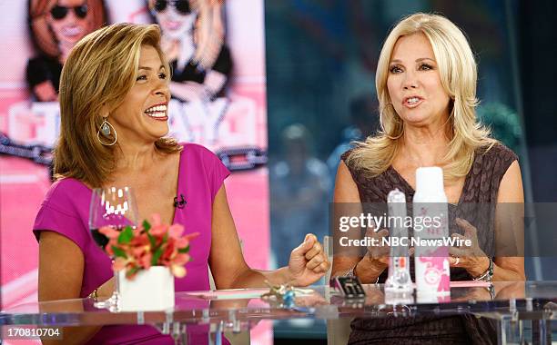 Hoda Kotb and Kathie Lee Gifford appear on NBC News' "Today" show --