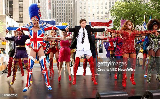 The musical "Kinky Boots" appears on NBC News' "Today" show --