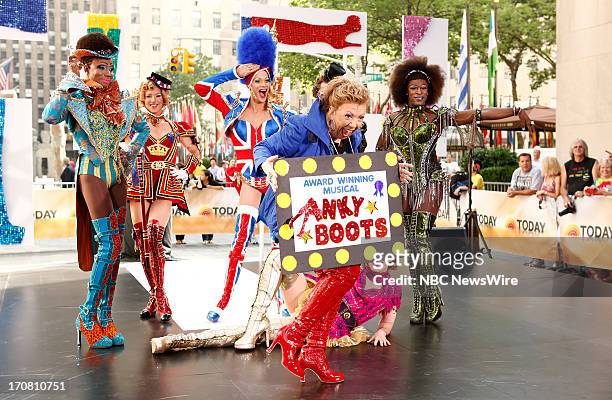 The musical "Kinky Boots" appears on NBC News' "Today" show --