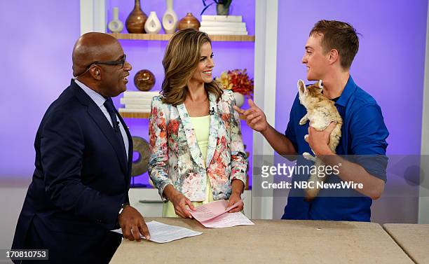 Al Roker, Natalie Morales and Corbin Maxey appear on NBC News' "Today" show --