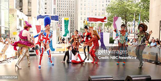 The musical "Kinky Boots" appears on NBC News' "Today" show --