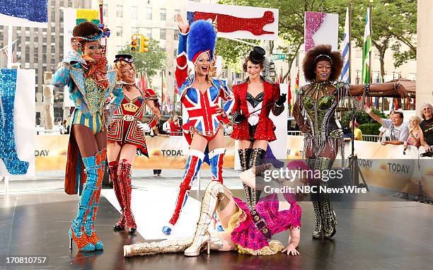 The musical "Kinky Boots" appears on NBC News' "Today" show --