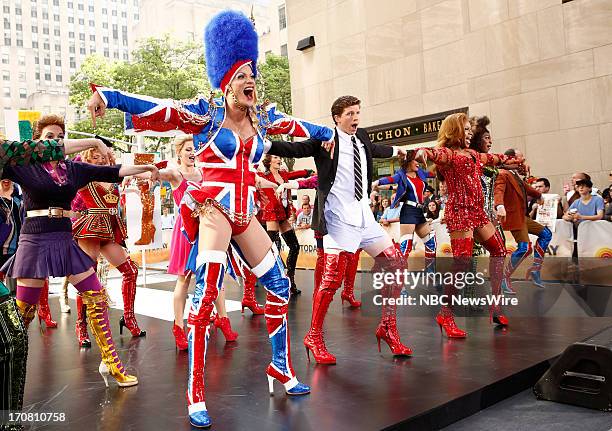 The musical "Kinky Boots" appears on NBC News' "Today" show --