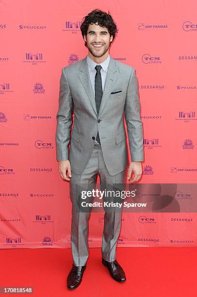 Darren Criss attends the 'Imogene' Paris Premiere as part of The Champs Elysees Film Festival 2013 at Publicis Champs Elysees on June 18, 2013 in...