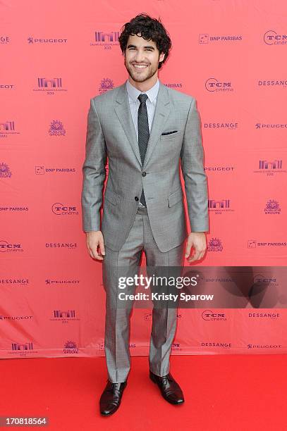 Darren Criss attends the 'Imogene' Paris Premiere as part of The Champs Elysees Film Festival 2013 at Publicis Champs Elysees on June 18, 2013 in...