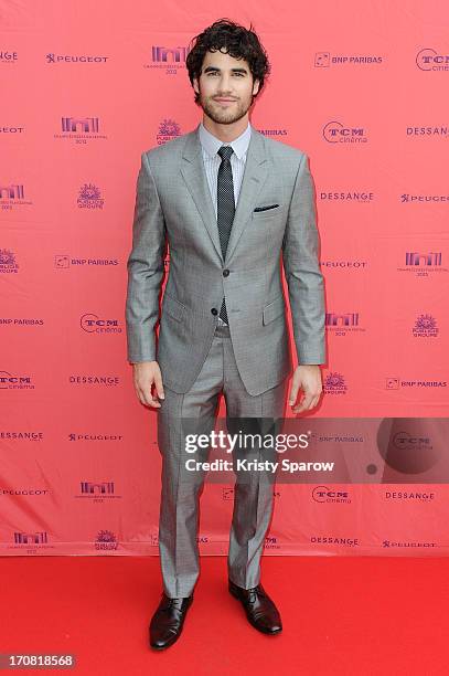 Darren Criss attends the 'Imogene' Paris Premiere as part of The Champs Elysees Film Festival 2013 at Publicis Champs Elysees on June 18, 2013 in...