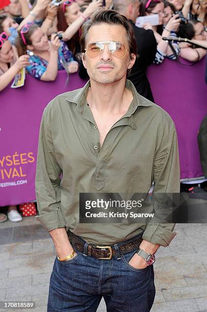 Olivier Martinez attends the 'Imogene' Paris Premiere as part of The Champs Elysees Film Festival 2013 at Publicis Champs Elysees on June 18, 2013 in...