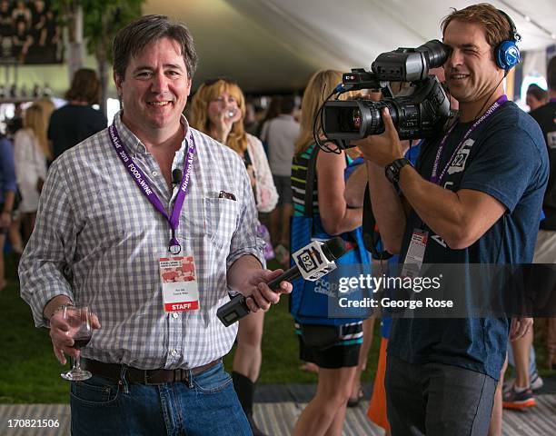 Ray Isle, Food & Wine Magazine Executive Wine Editor roams the Aspen Food & Wine Classic Grand Tasting on June 14 in Aspen, Colorado. The 31st Annual...