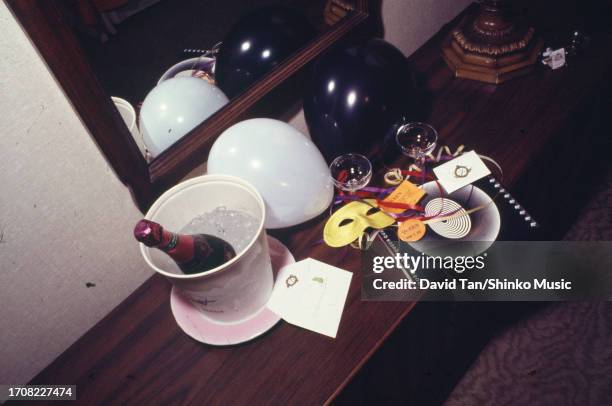 Props provided for Halloween party hosted for the British band Queen by their record label, Fairmont Hotel, New Orleans, Louisiana, United States,...