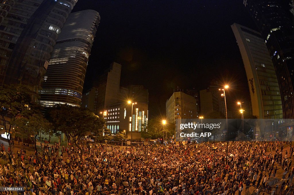 BRAZIL-CONFED-PROTEST