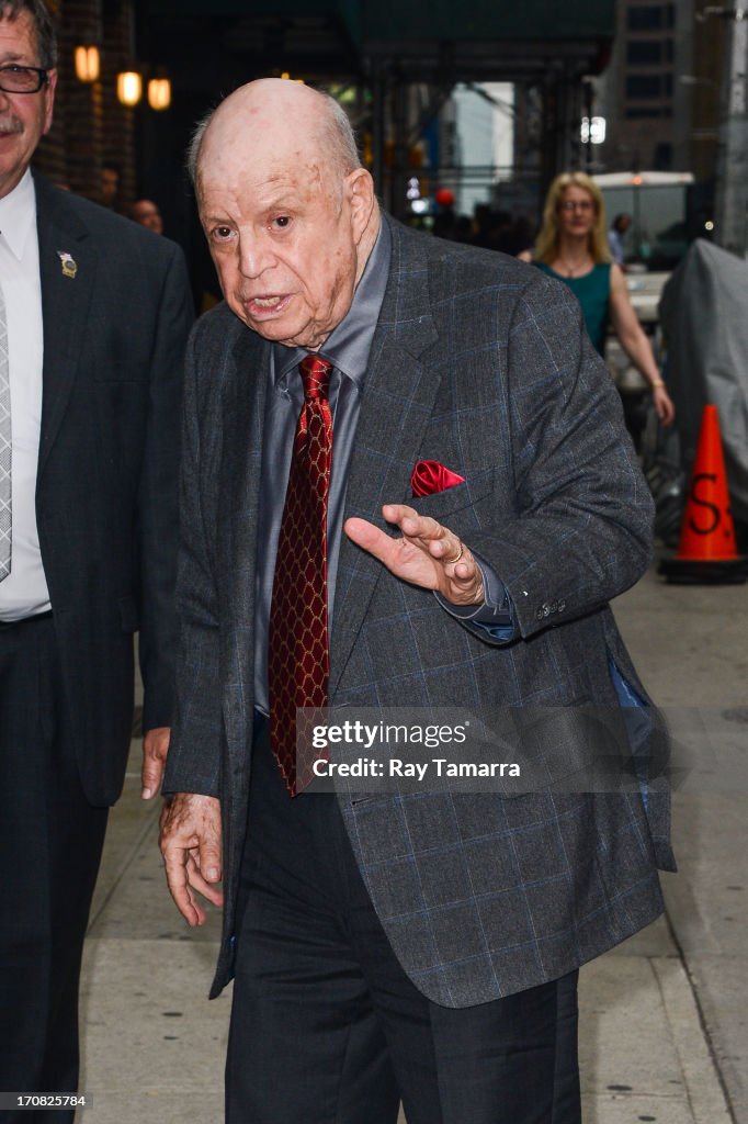 Celebrities Visit "Late Show With David Letterman" - June 18, 2013