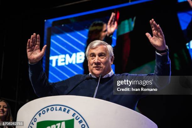 Antonio Tajani vice-president of the Council of Ministers, Minister of Foreign Affairs and International Cooperation in the Meloni government and...