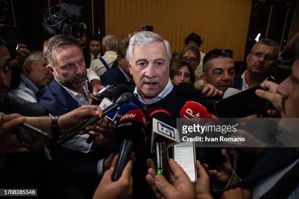 Antonio Tajani vice-president of the Council of Ministers, Minister of Foreign Affairs and International Cooperation in the Meloni government and...