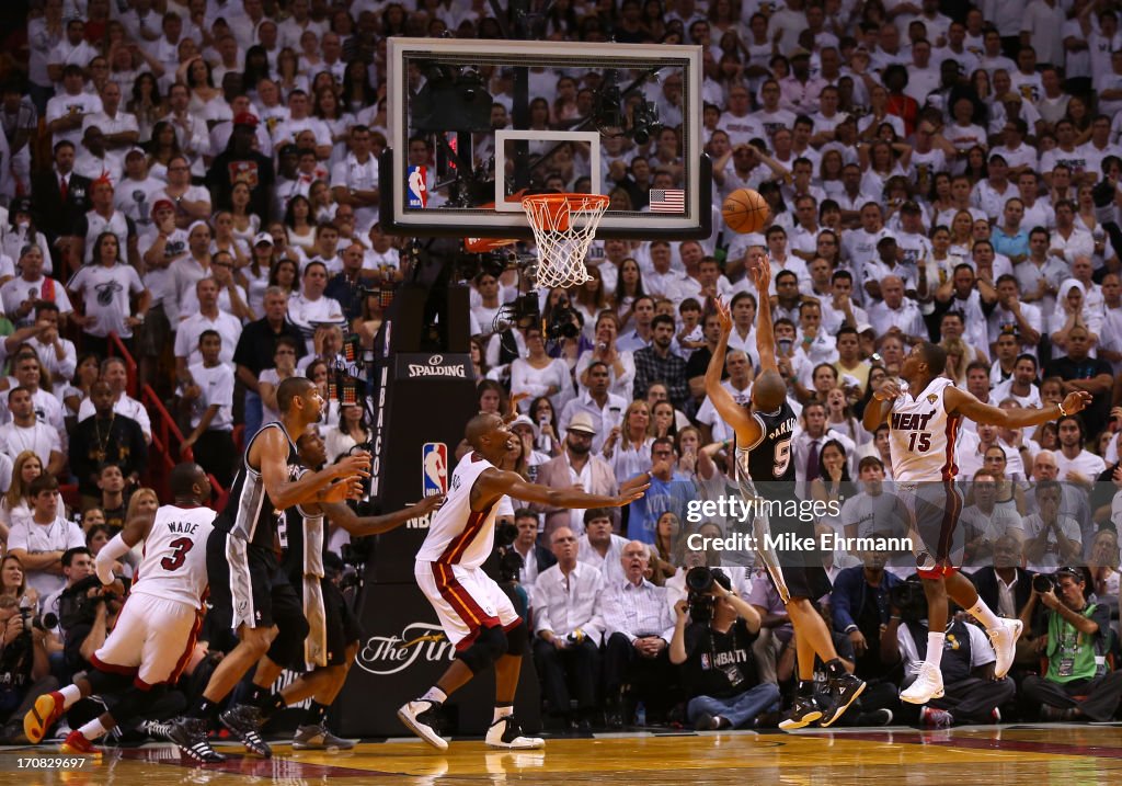 San Antonio Spurs v Miami Heat - Game 6