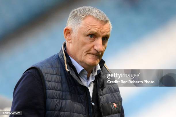 Sunderland Manager Tony Mowbray ahead of the Sky Bet Championship match between Sheffield Wednesday and Sunderland at Hillsborough on September 29,...