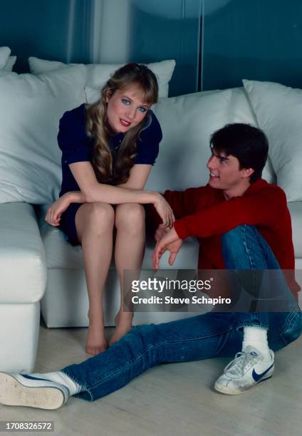 American actors Rebecca De Mornay and Tom Cruise in the film 'Risky Business' , Los Angeles, California, 1983.