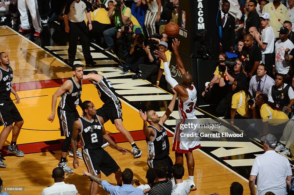 2013 NBA Finals - San Antonio Spurs v Miami Heat