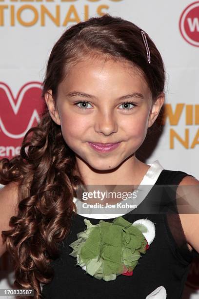 Actress Caitlin Carmichael attends the Wiener Dog Nationals"Green Grass-Carpet" Film Premiere at Pacific Theatre at The Grove on June 18, 2013 in Los...