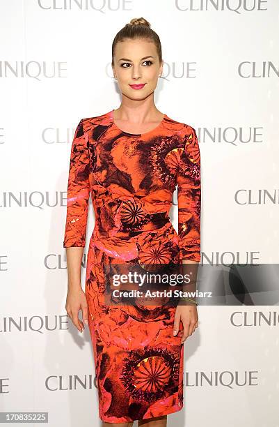 Emily VanCamp attends Dramatically Different Party Hosted By Clinique at 620 Loft & Garden on June 18, 2013 in New York City.