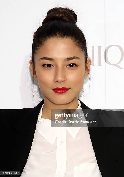 Jessica Gomes attends Dramatically Different Party Hosted By Clinique at 620 Loft & Garden on June 18, 2013 in New York City.