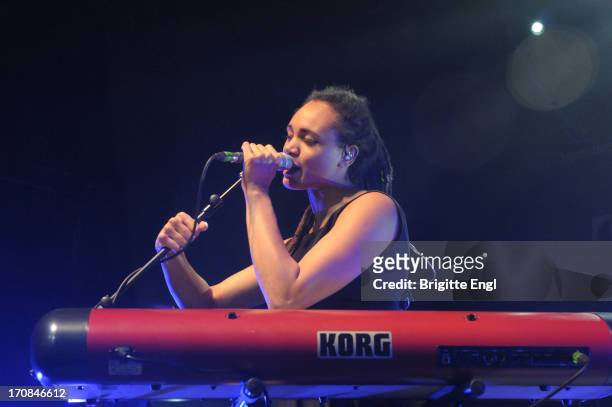 Marcia Richards of The Skints perform on stage at KOKO on May 22, 2013 in London, England.