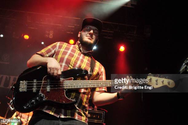 Jonathan Doyle of The Skints perform on stage at KOKO on May 22, 2013 in London, England.