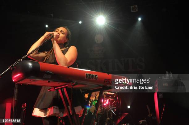 Marcia Richards of The Skints perform on stage at KOKO on May 22, 2013 in London, England.