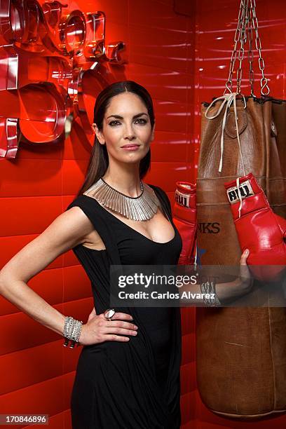 Spanish model Eugenia Silva attends the "Uno de 50" new collection presentation on June 19, 2013 in Madrid, Spain.