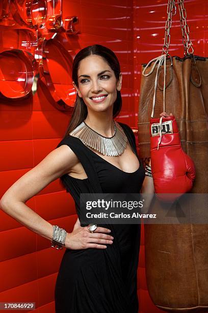 Spanish model Eugenia Silva attends the "Uno de 50" new collection presentation on June 19, 2013 in Madrid, Spain.