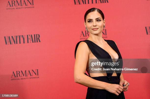 Andrea Duro attends the Vanity Fair & Armani Beauty Party at Tabakalera during the 71st San Sebastian Film Festival on September 29, 2023 in San...