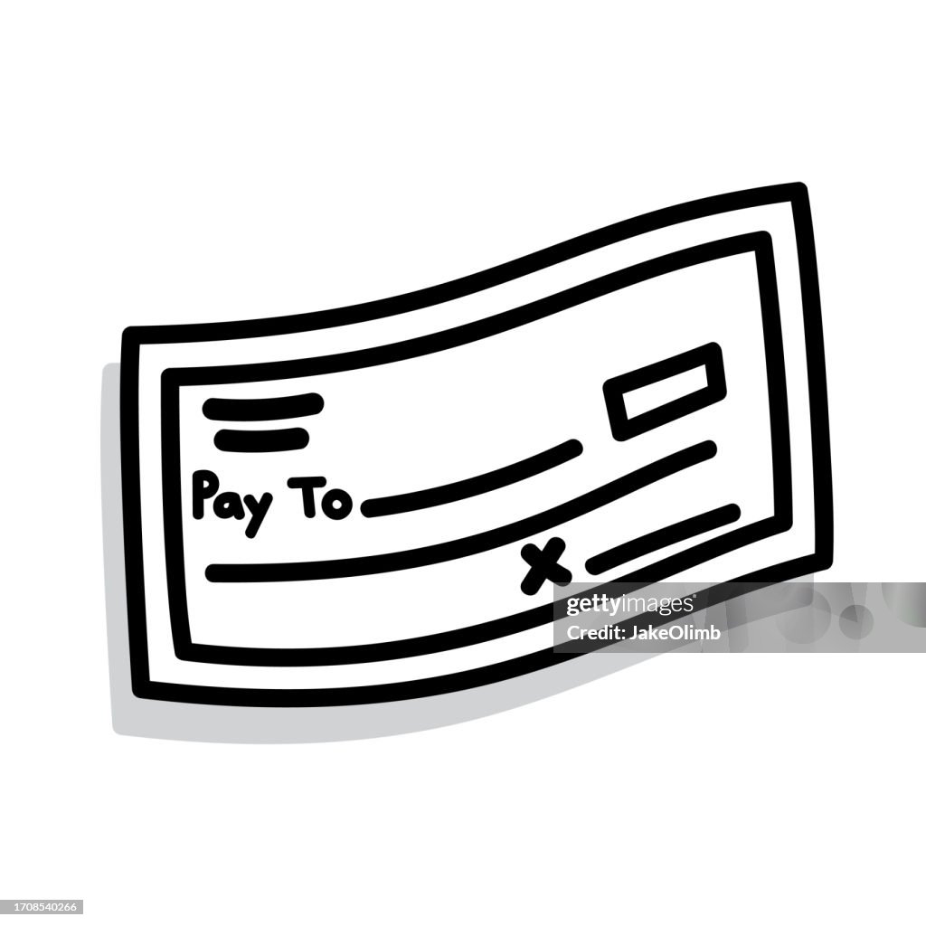 Chque Making Drawing Check Doodle 5 High-Res Vector Graphic - Getty Images