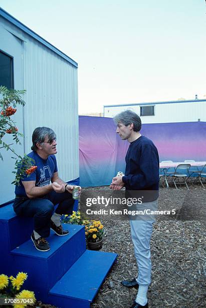 Charlie Watts of the Rolling Stones is photographed on June 25-26, 1982 backstage at Wimbley Stadium in London, England. CREDIT MUST READ: Ken...