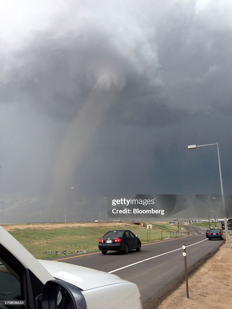 Tornado at Denver International Airport