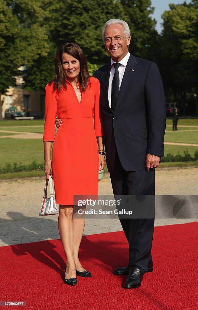 Obama Visits Berlin: Dinner At Charlottenburg Palace