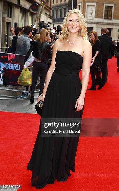 Siobhan Hewlett attends the UK Premiere of 'Hummingbird' at Odeon West End on June 17, 2013 in London, England.