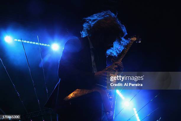 Jim James of My Morning Jacket performs at "State of the Union: An Evening of Collaborative Performances" to benefit Celebrate Brooklyn! at the...