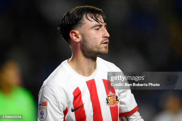 Ellis Taylor of Sunderland during the Sky Bet Championship match between Sheffield Wednesday and Sunderland at Hillsborough on September 29, 2023 in...