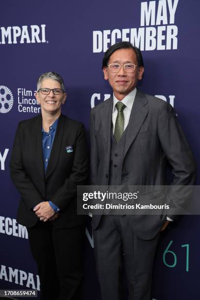 Executive Director of the Film Society of Lincoln Center Lesli Klainberg and Director of programming at the Film Society of Lincoln Center Dennis Lim...