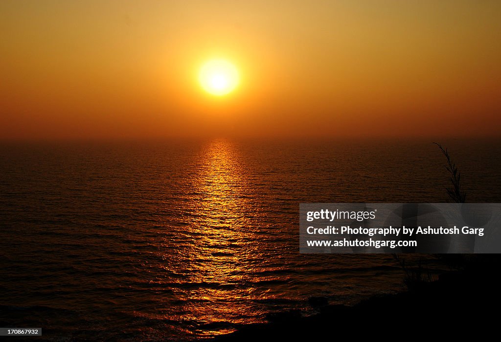 Sunset over Arabian Sea