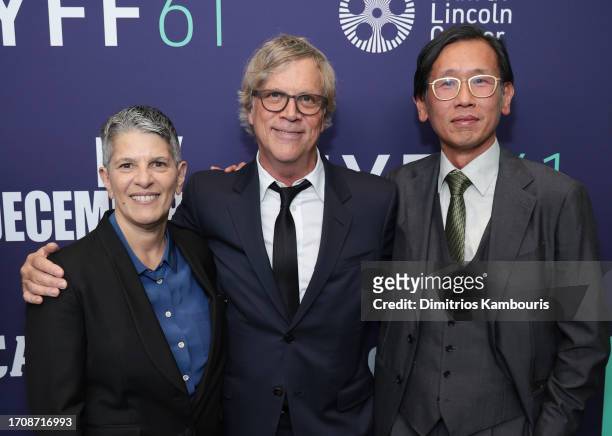 Executive Director of the Film Society of Lincoln Center Lesli Klainberg, Todd Haynes and Director of programming at the Film Society of Lincoln...