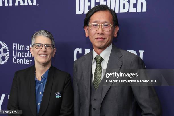 Executive Director of the Film Society of Lincoln Center Lesli Klainberg and Director of programming at the Film Society of Lincoln Center Dennis Lim...