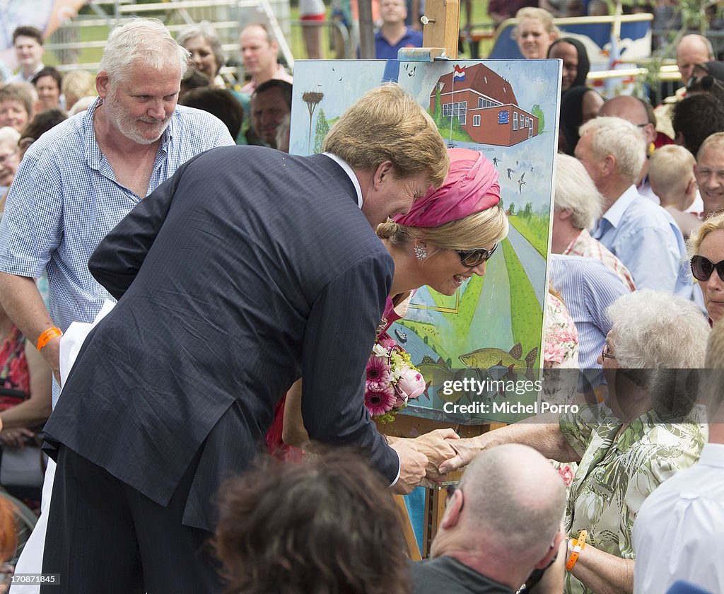 King Willem Alexander & Queen Maxima Visit The Flevoland & Overijssel Provinces