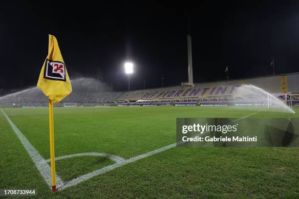 General view inside the stadium Artemio Franchi during the UEFA Europa Conference League match between ACF Fiorentina and Ferencvarosi TC at Stadio...