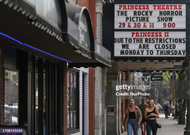 Edmonton's Princess Theatre, a piece of Edmonton history for sale, on September 10 in Edmonton, Alberta, Canada.