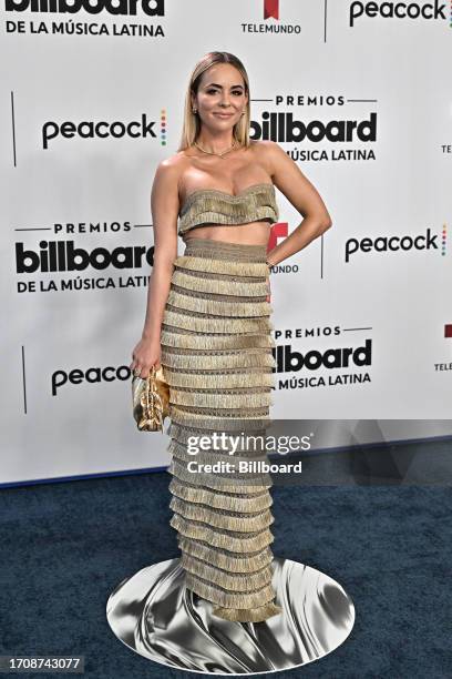 Nicole Martin at the Billboard Latin Music Awards 2023 held at Watsco Center on October 5, 2023 in Coral Gables, Florida.