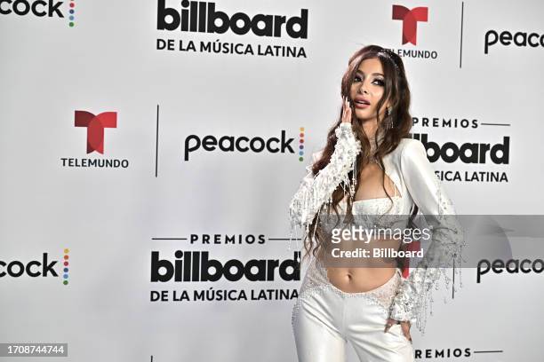 Mar Solis at the Billboard Latin Music Awards 2023 held at Watsco Center on October 5, 2023 in Coral Gables, Florida.