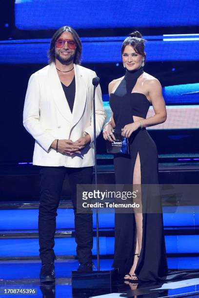 Pictured: Joaquin Cortes, Kimberly Dos Ramos on stage at the Watsco Center in Coral Gables, FL on October 5, 2023 -- via Getty Images)