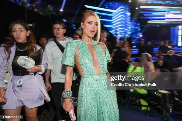 Paris Hilton at the Billboard Latin Music Awards 2023 held at Watsco Center on October 5, 2023 in Coral Gables, Florida.