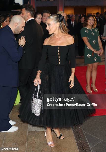 Sarah Jessica Parker is seen arriving to the New York City Ballet 2023 Fall Fashion Gala on October 05, 2023 in New York City.